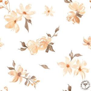 Floral Watercolor seamless design, Surface Pattern, Floral Pattern, Commercial Licence, Non-Exclusive, INSTANT DOWNLOAD,Floral fabric design