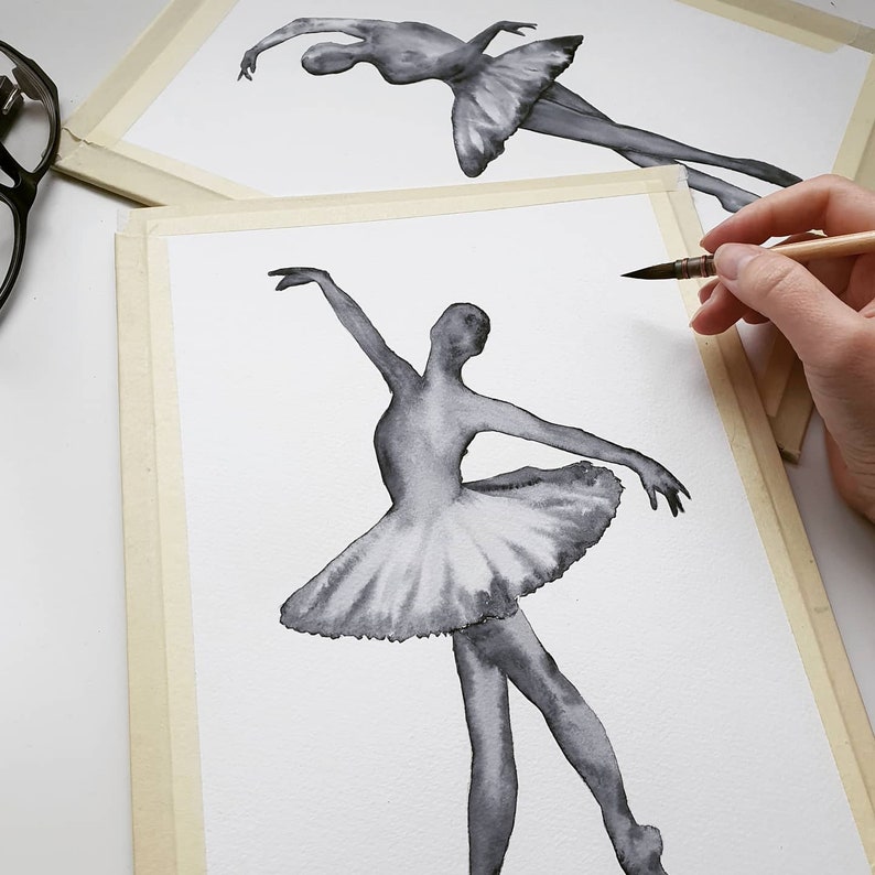 Ballerinas, Ballet Repeating Seamless Pattern Design, Tiling Repeating ...