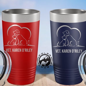 Personalized Vet Tech Tumbler, Veterinarian Tumbler, Custom Vet Tech Gift, Gift For Veterinarian, Graduation Gift For Vet School Student