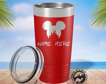 Custom Disney Tumbler, Minnie Tumbler, Mickey Mouse Cup, Personalized Birthday Party Tumbler, Funny Kids Tumbler, Engraved Disney Mug