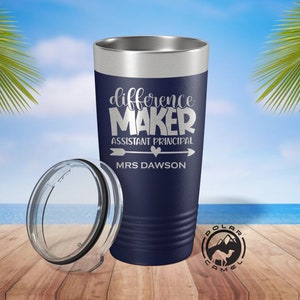 Difference Maker, Assistant Principal Tumbler, Assistant Principal Gift, Teacher Appreciation, Gift For Educator, Preschool Gifts