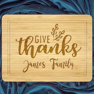 Thanksgiving  Cutting Board, Family Thanksgiving Board, Fall Party Gift, Personalized The Board, Happy Holiday Season, Funny Thanksgiving