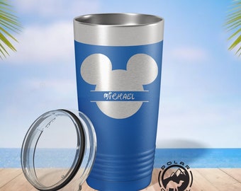 Engraved Disney Tumbler, Mickey Mouse Tumbler, Birthday Party Cup, Funny Kids Tumbler, Insulated Disney Mug, Disney Vacation gift, Boy Gift