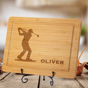 Customized Golf Cheese Board, Golfer Cutting Board, Personalized Golf Decor, Engraved Golf Gift, Golfer Home Decor, Gift For Golf, Golf Gift
