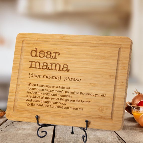 Mothers Day Cutting Board, Mothers Day Gift, Personalized Mom Gift, Gift for Mother, Gift for Grandma, Mother Gift From Kids, Mommy Gift