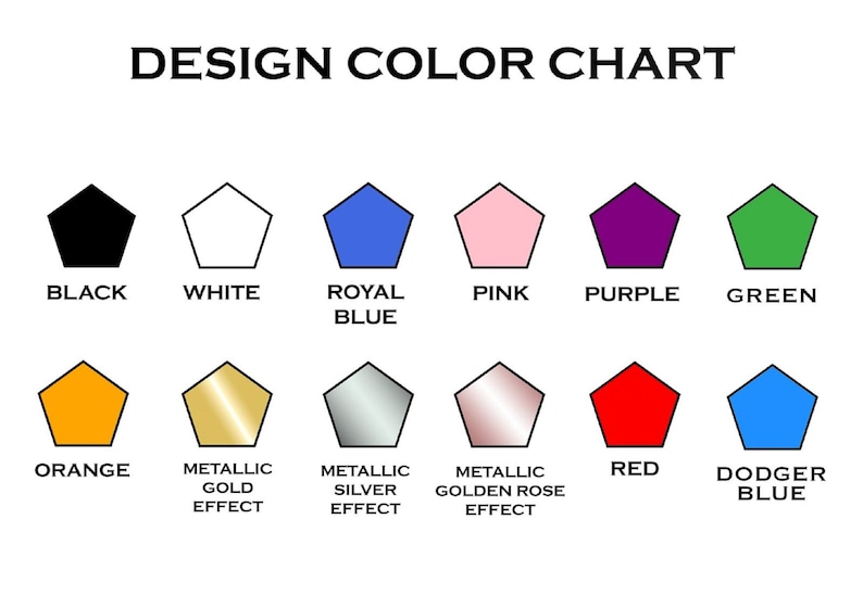 Puede incluir: Carta de colores con 12 colores diferentes. Los colores son negro, blanco, azul real, rosa, morado, verde, naranja, oro met&aacute;lico, plata met&aacute;lica, rosa dorado met&aacute;lico, rojo y azul el&eacute;ctrico.