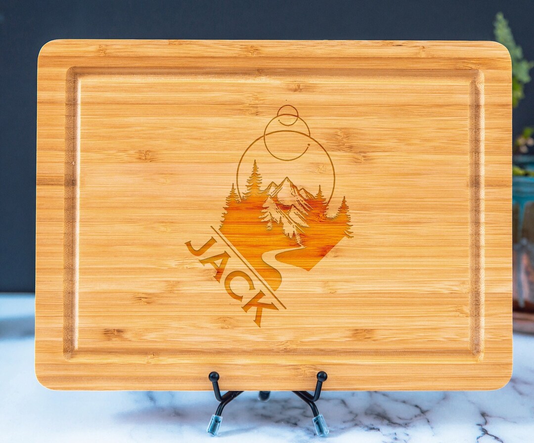 Custom Camping Cutting Board Personalized Traveler Cutting Etsy