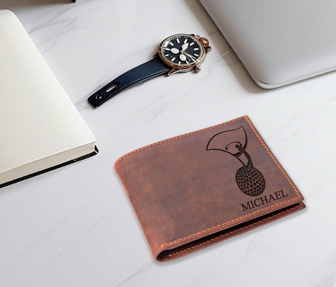Personalized Golfer Wallet, Sports Wallet, Golf Wallet, Birthday Gift
