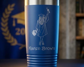 Personalized Graduation Tumbler 2026,  Custom Graduation Gifts For Her, Class Of 2026, High School or College Grad Gift, Women Senior 2026