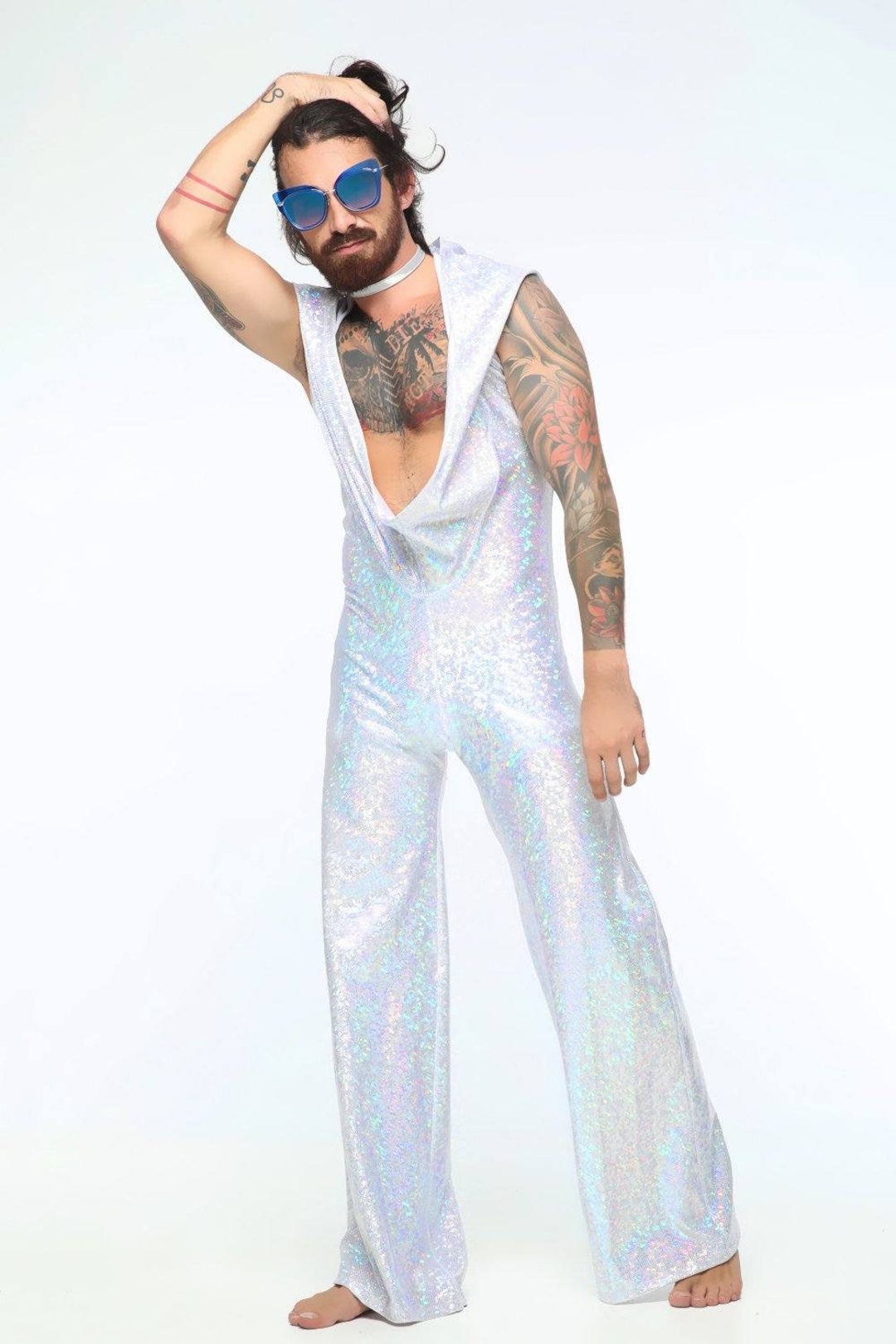 Mens disco jumpsuit sale