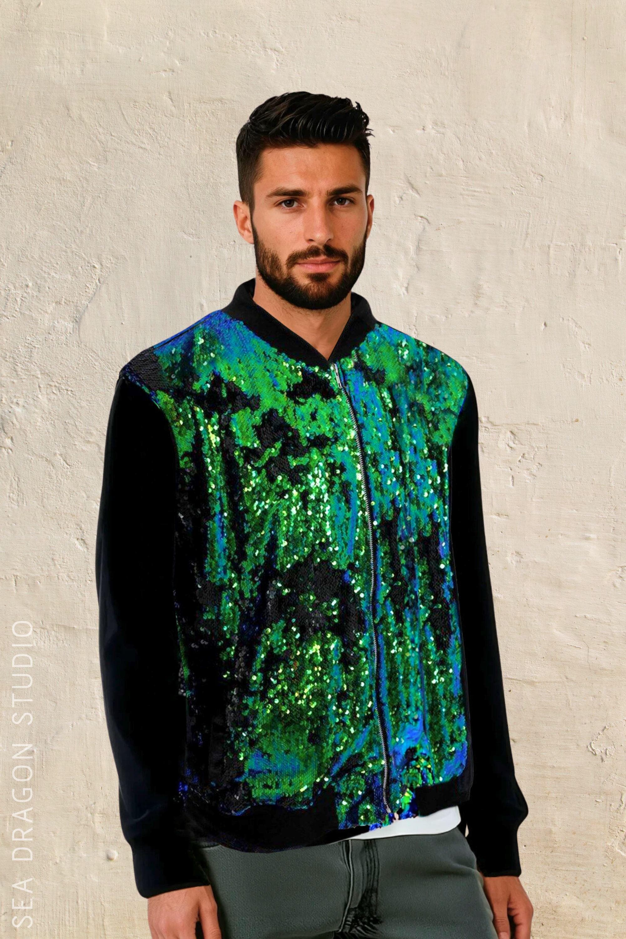 アウターその他 KHRISJOY Sequin bomber jacket Green Khrisjoy Sequin bomber jacket GREEN 01 - Jackets - BeyondStyle