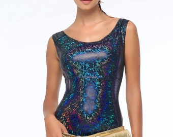 Holographic Classic Bodysuit | 13 Colors