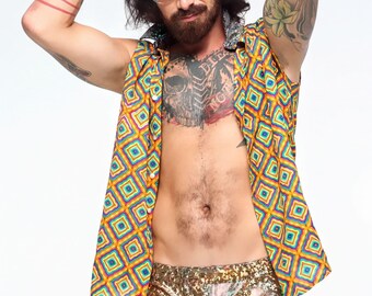 Men's Festival Briefs: Holographic, Low-Rise - Elastic Waistband 25+ Colors