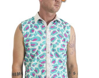 Mens Techno Leopard Shirt