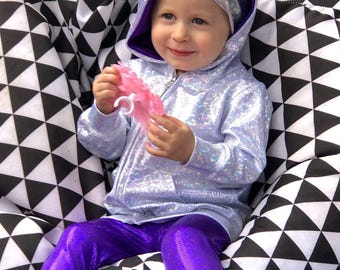 Kids Holographic Leggings - Festival Leggings for Children, 20+ Colors
