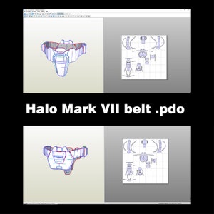 halo mark 7 belt piece .PDO file for foamsmithing