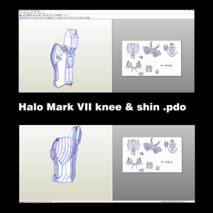 halo mark 7 knee and shin .PDO file for foamsmithing