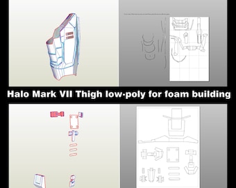 halo mark 7 thigh .PDO file/pattern for Foamsmithing