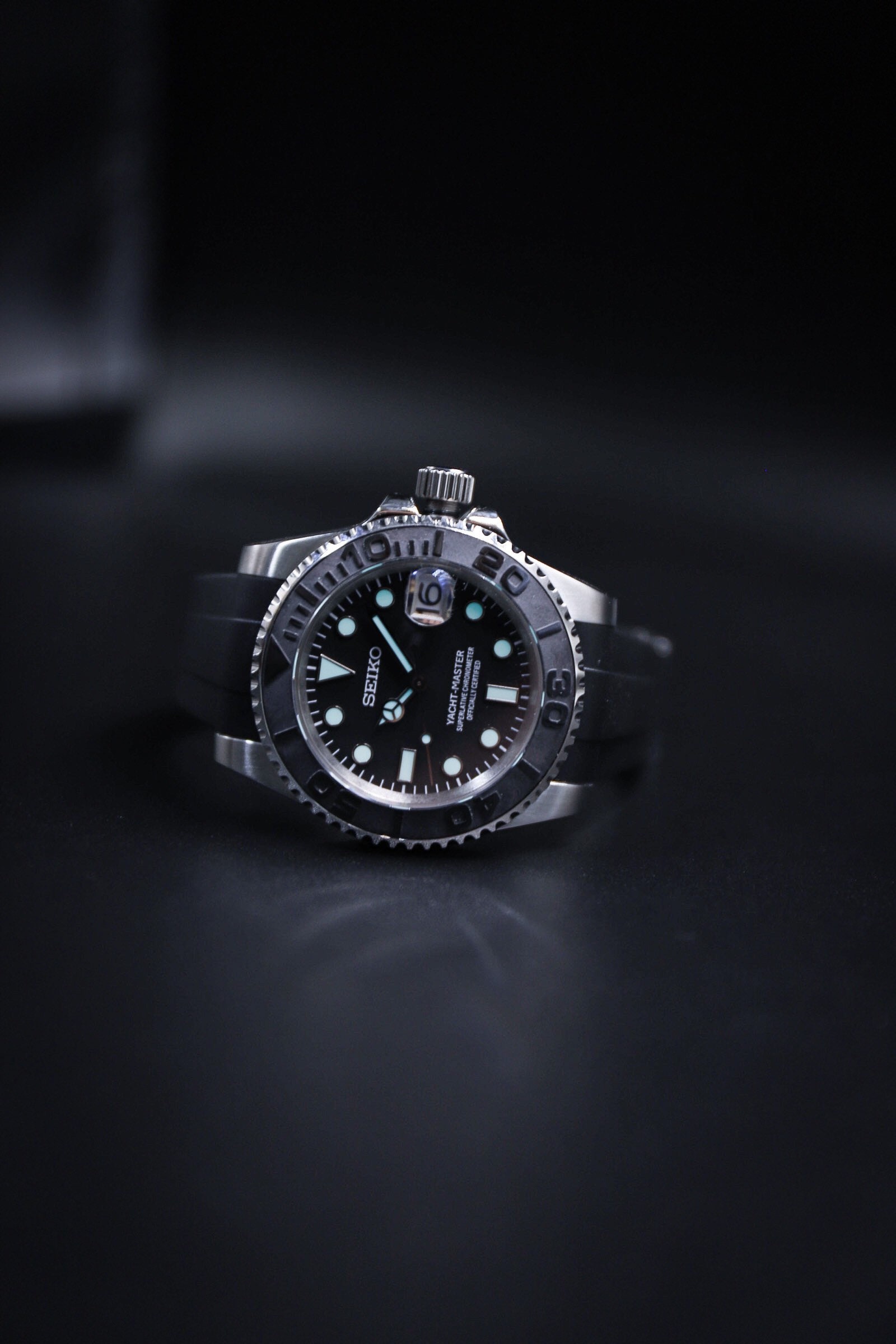 Buy Seiko NH36 Yacht Master Mod Online in India - Etsy