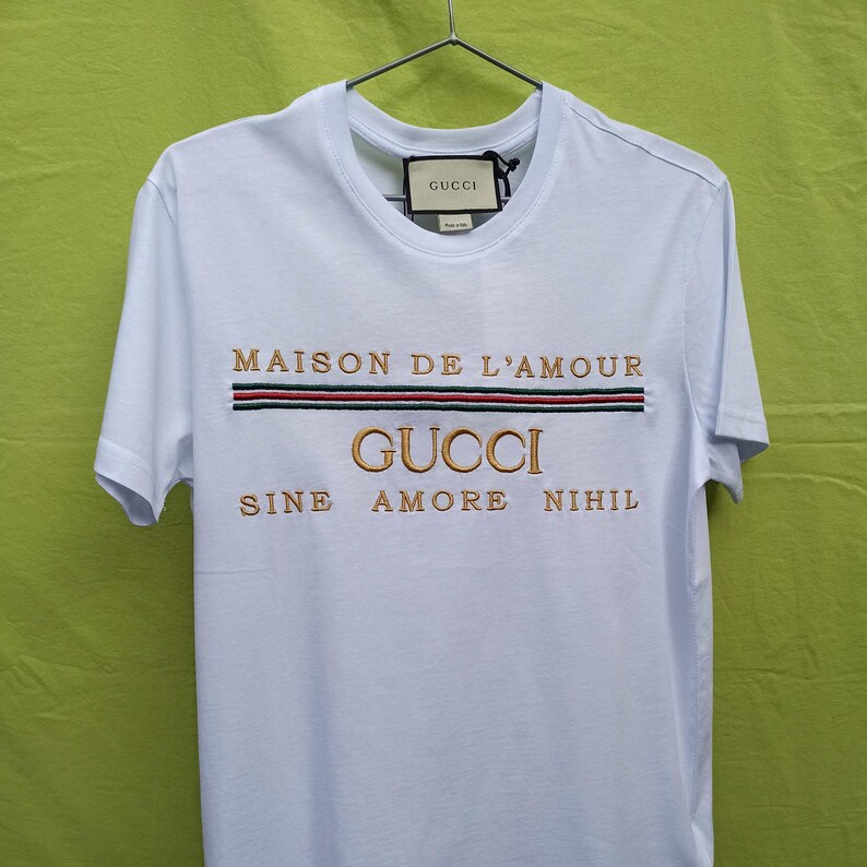 Gucci Size M Medium T-shirt Embroidery 