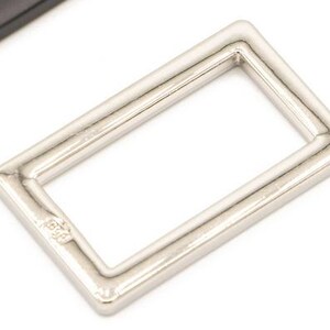 Nickel ByAnnie Rectangle Rings 1.5 inch - 1 set of 2