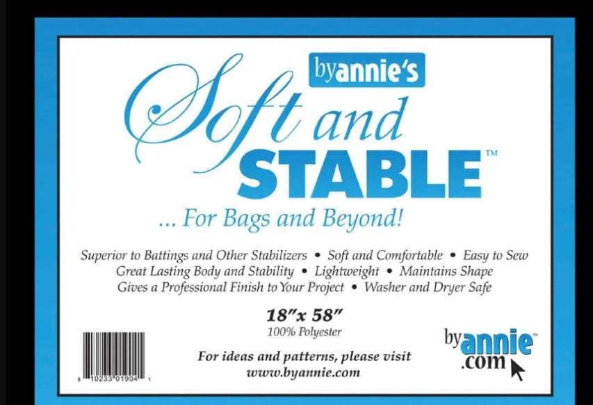 ByAnnie Soft and Stable Stabilizer - Black 1/2yd