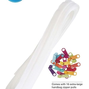 White w/ Multi Pulls ByAnnie 4-yard Zipper