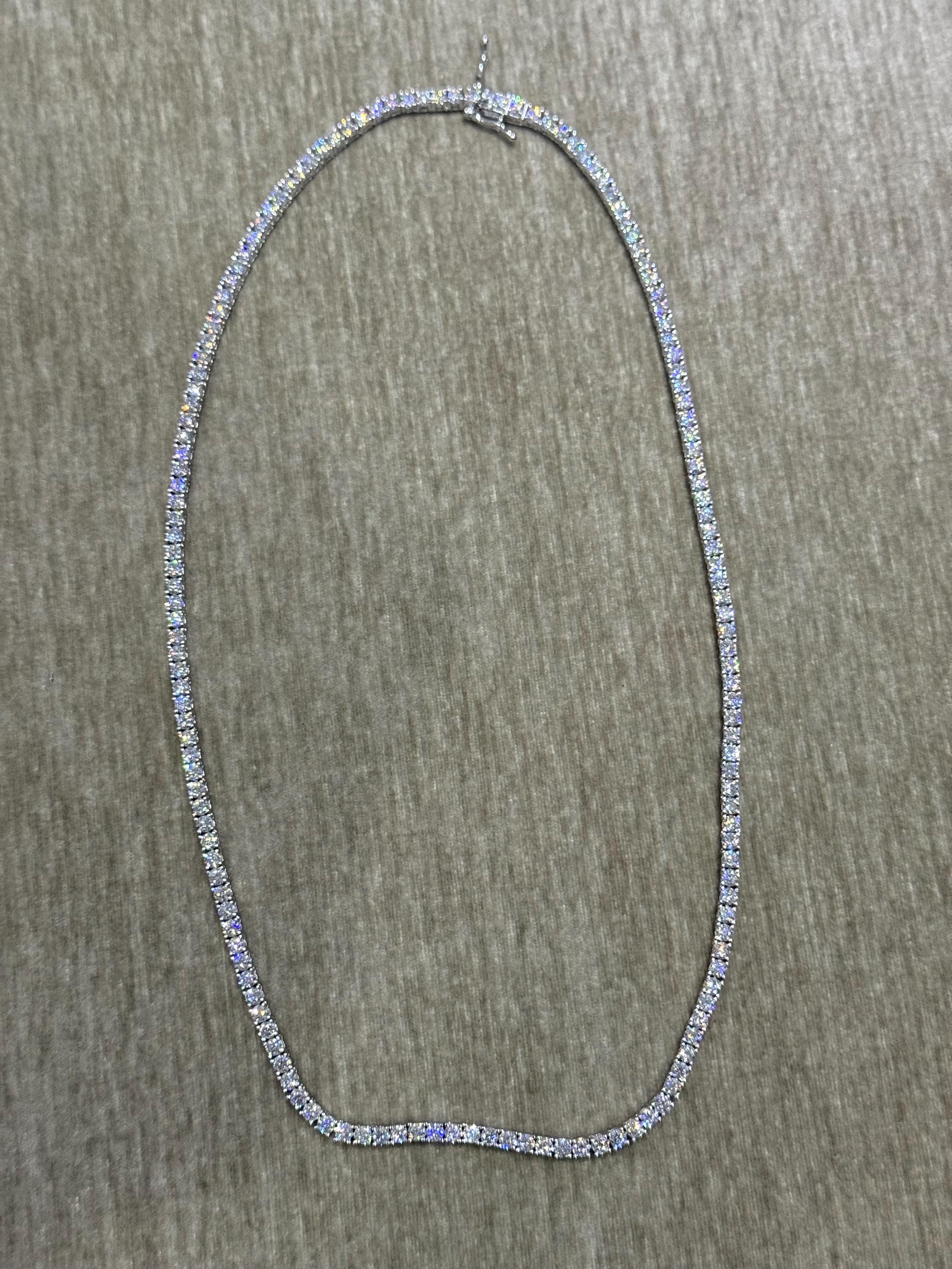 Tennis Necklace 14 Inch 3mm - Etsy