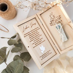 Personalisierte Geschenkbox, Geldgeschenk zur Taufe, Geldgeschenk Box, Taufgeschenke für Jungen, Taufgeschenke für Mädchen