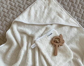 Kapuzenhandtuch, Badetuch, Handtuch, Baby Hooded Cotton Towel, Geschenk zur Geburt