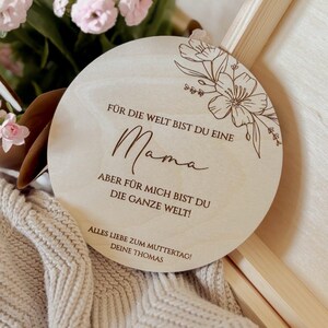Muttertag Geschenk für Mama, Muttertagsgeschenk personalizado para niños, Kühlschrankmagnet Geschenkidee zum Muttertag