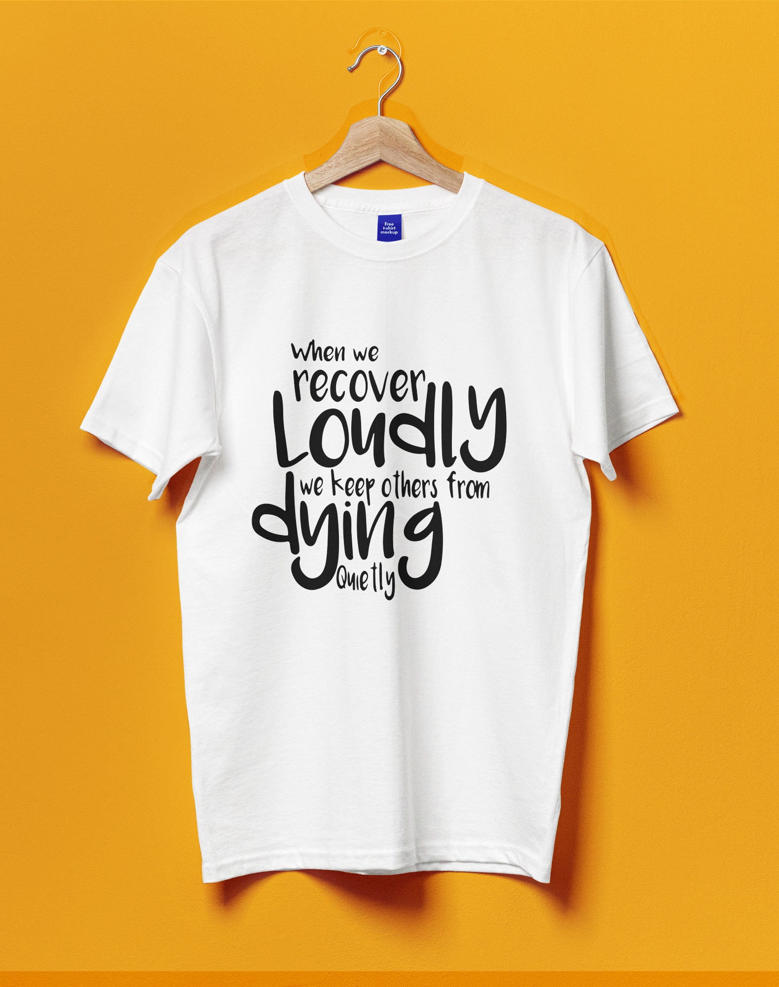When We Recover Loudly We Keep Others From Dying Quietly SVG - Etsy