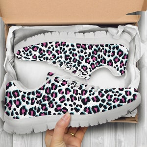 Adidas pink sales leopard shoes