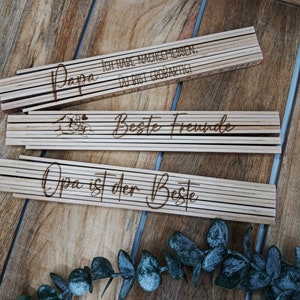 Personalisierter Meterstab Bester Papa, Bester Opa  – Einzigartiges Geschenk mit Herz und Maß | personalisiertes Geschenk | Meterstab