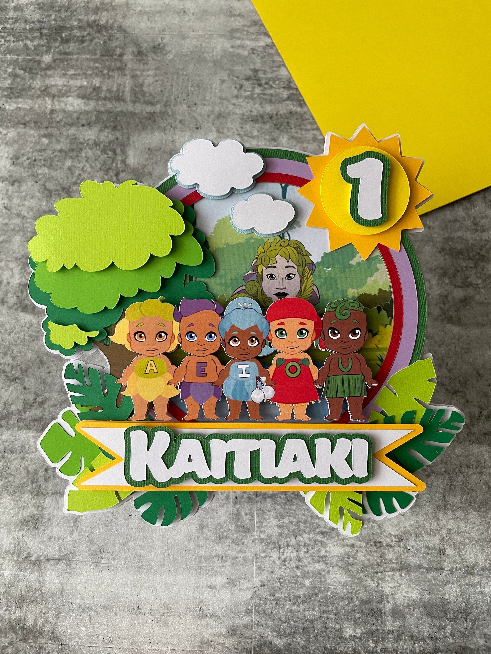 Tākaro Tribe Cake Topper | Custom Cake Topper | Takaro Cake Topper ...