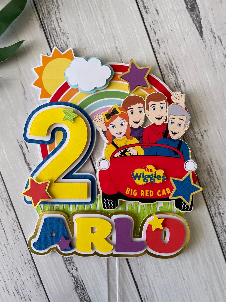 The Wiggles Cake Topper Custom Cake Topper Emma Cake Etsy Australia