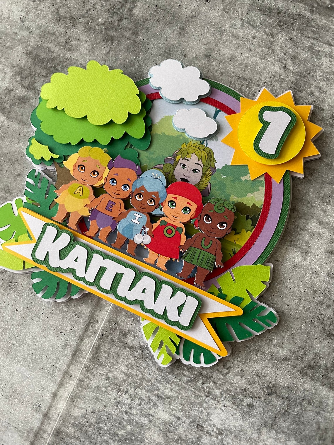 Takaro Rozetta Tākaro Tribe Cake Topper | Custom Cake Topper | Takaro Cake Topper ...