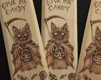Halloween Wooden Spoon Decor - Etsy