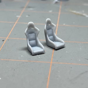 2 - 1/64 JDM Seats for Hotwheels Matchbox and More!