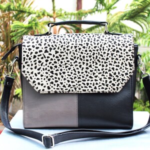 Sac cartable, Poignée supérieure, Cuir véritable, Bandoulière, Cadeaux Saint-Valentin pour elle, cadeaux mère, cadeau petite amie