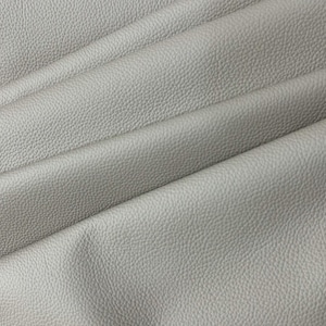 Upholstery Leather, pebble grain (28-40 sq.ft. average hide) ,Cream Beige, Full hide