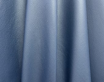 Pebble Grain Blue Upholstery Leather, Full Hide, upholstery repair, auto repair, Reupholstery, home decor, furniture