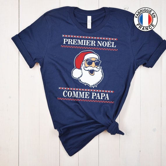 I Love Noël Père Noël Homme Coton T-Shirt