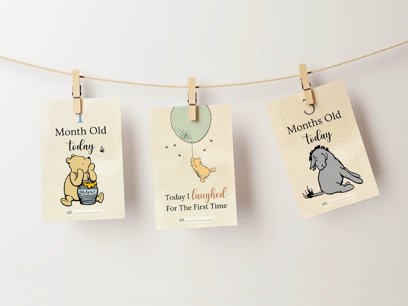 Disney Winnie The Pooh Multi Rainbow & White Super Soft Milestone - Foto 4