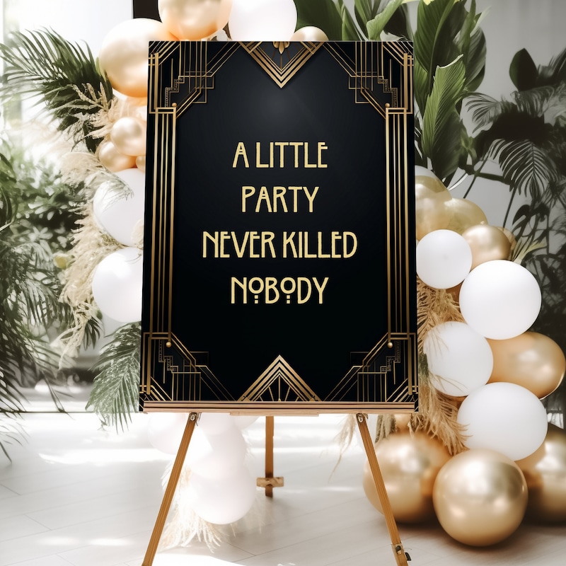 Roaring 20s Custom Sign Etsy Roaring 20s Custom Sign Etsy