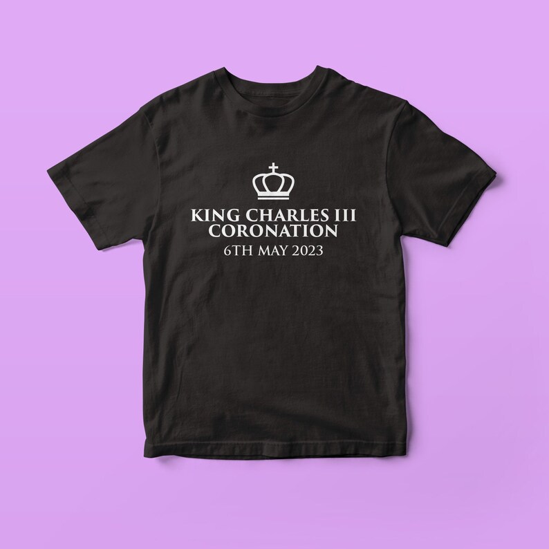 The 2023 King Coronation Tshirt King Tshirt Etsy