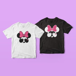 Minnie Maus T-Shirt | Disney Shirt | Vacay Shirt | Sonnenbrille Minnie | Minnie im Urlaub