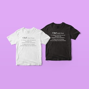 Culinary Creations: The 'Chef' Tee - Cooking Up Laughs