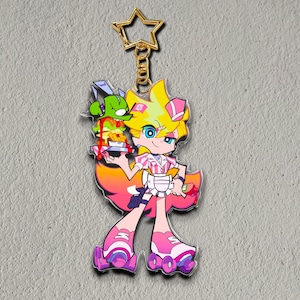 3&quot; Double Sided Panty PASWG Clear Acrylic Keychain Charm