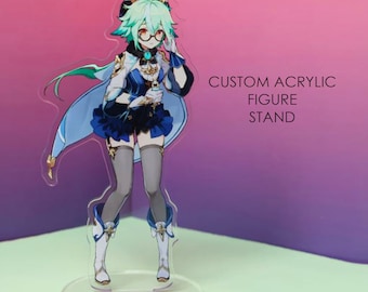 Custom Acrylic Figure Stand, Personalized Desk Decor